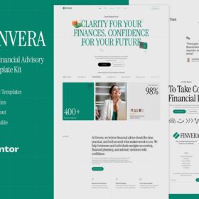 Finvera — Accounting & Financial Advisory Elementor Template Kit