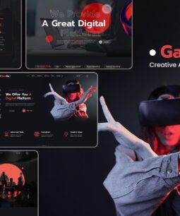 Gaaga – Tema WordPress da Elementor Creative Agency