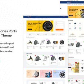 Garaze – Car Accessories Parts WordPress Theme