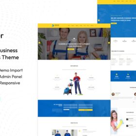 Hanover: Cleaning Business Company WordPress Theme