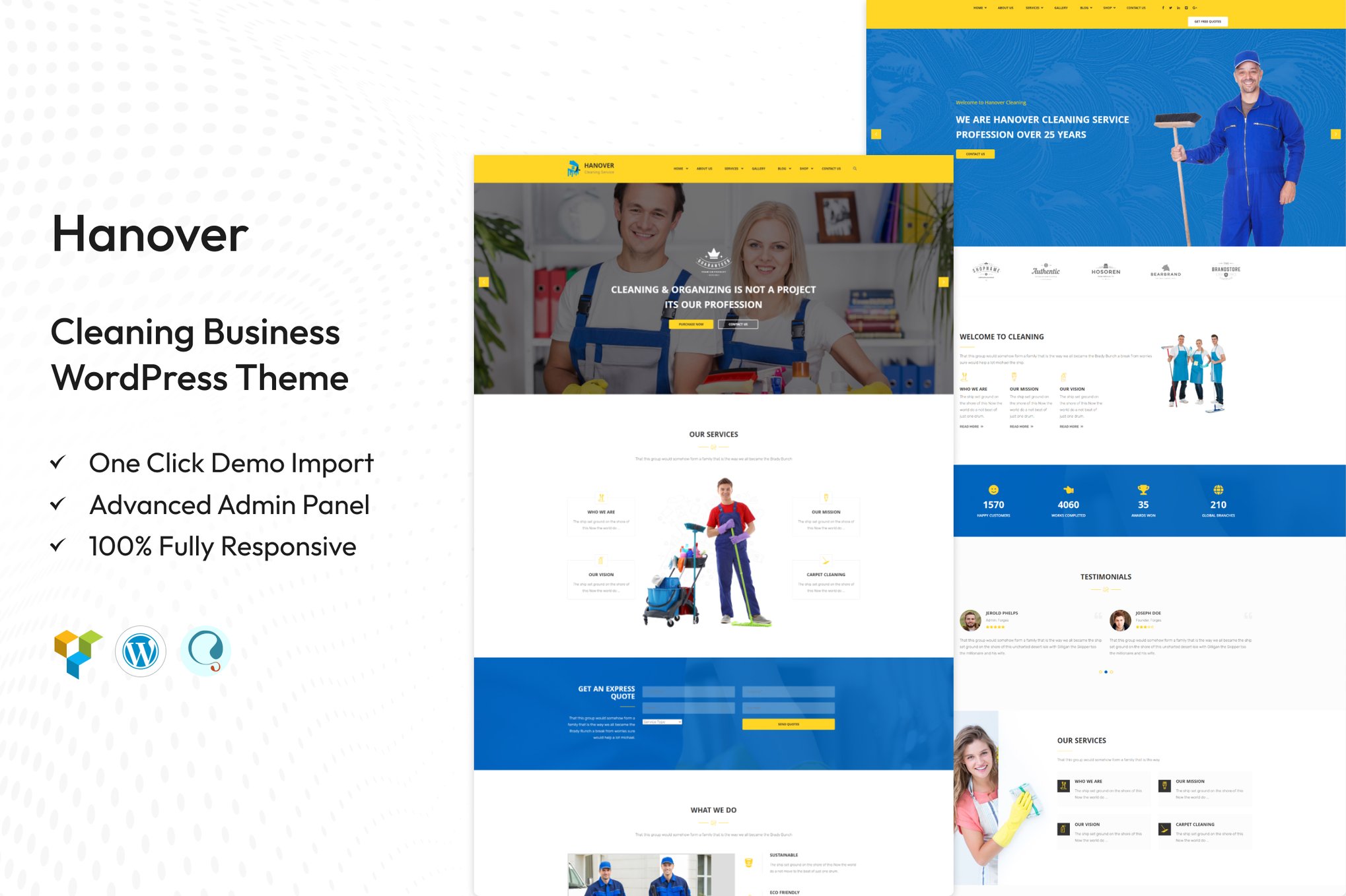 Hanover: WordPress Theme for Cleaning Businesses