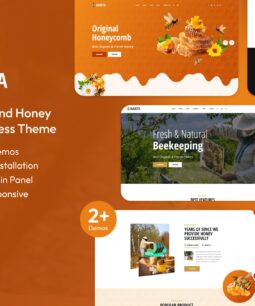 Hanta – Tema WordPress para apicultura e loja de mel