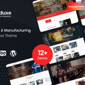 Induxe – Industry & Manufacturing WordPress Theme