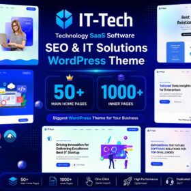 IT-Tech – IT Solutions & SaaS Technology WordPress