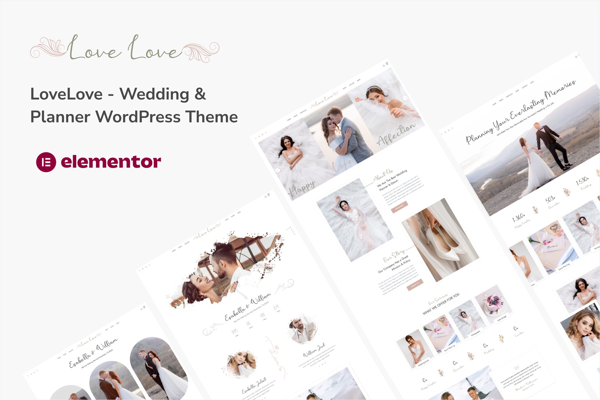 Lovelove – Wedding & Planner WordPress Theme
