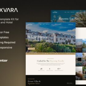 Luxvara – Luxury Villa & Hotel Resort Elementor Template Kit