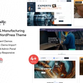 Metallic – Industry Manufacturing WordPress Theme
