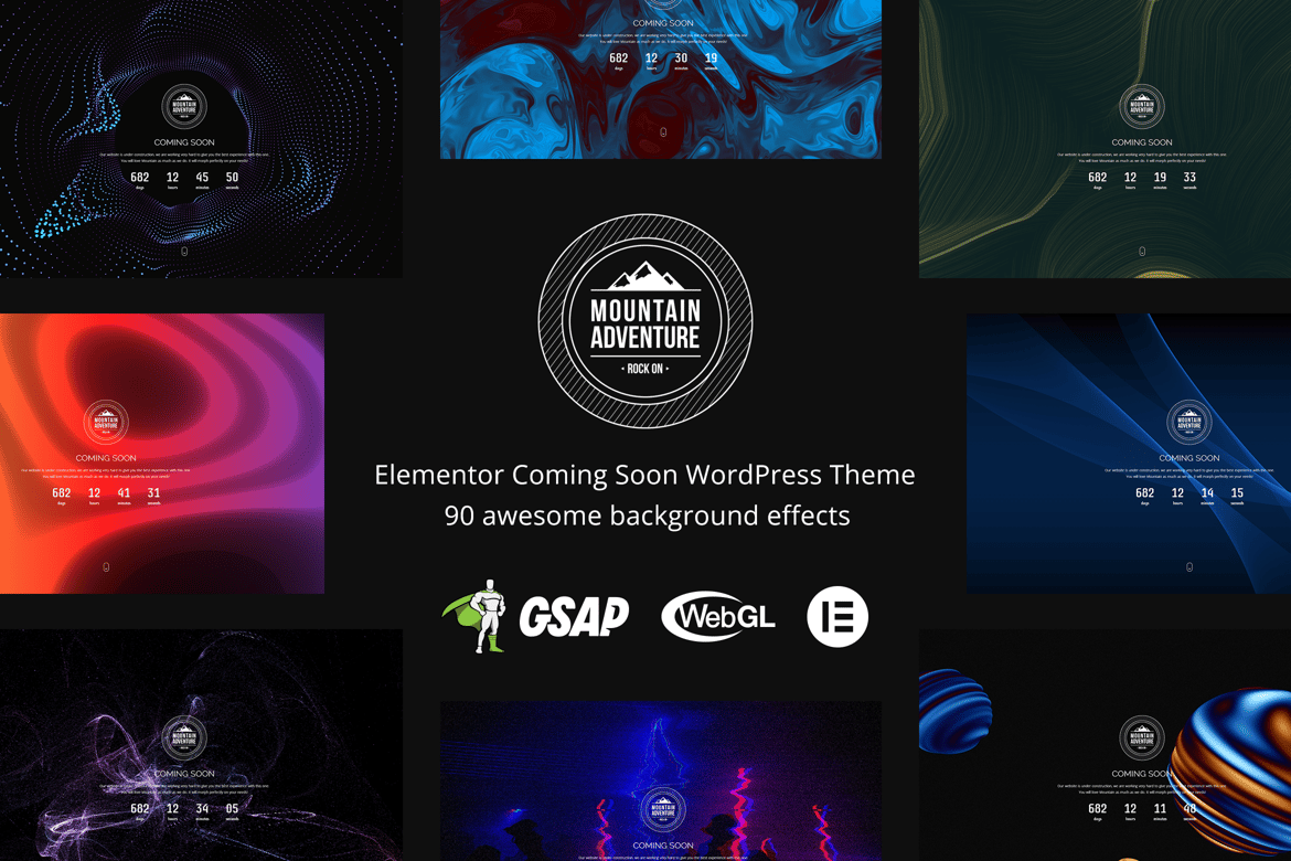 Mountain – Elementor Coming Soon Theme