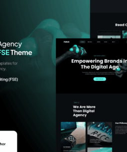 Pirus – Tema FSE para WordPress da Dark Digital Agency