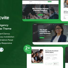 Recvite – Staffing Agency WordPress Theme