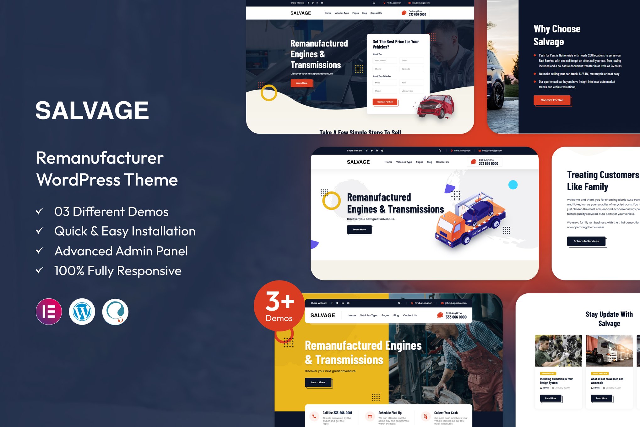 Salvage – Remanufacturer WordPress Theme