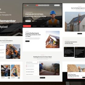 Solid – Roofing Repair & Construction Service Elementor Template Kit