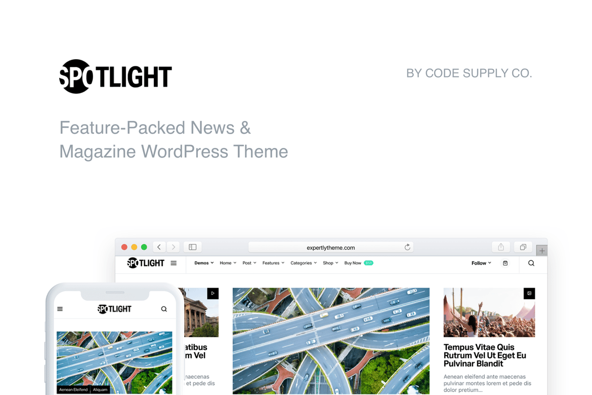Spotlight – Fast News & Magazine WordPress Theme