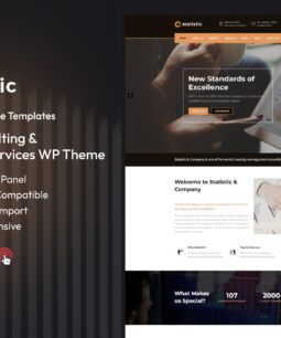 Statistic – Tema do WordPress para consultoria de negócios