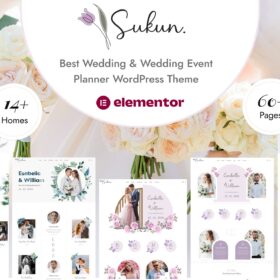 Sukun – Wedding & Wedding Planner WordPress Theme