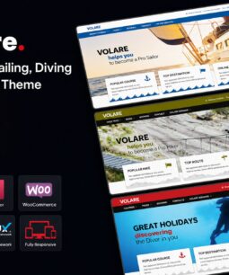 Volare – Trekking, Sailing, Diving WordPress Theme