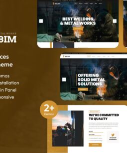 Welbim – Tema do WordPress para serviços de soldagem
