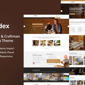 Woodex – Carpenter and Craftman WordPress Theme