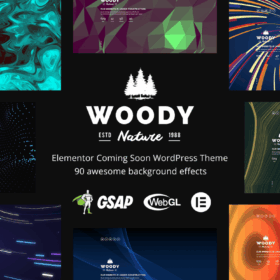 Woody – Elementor Coming Soon WordPress Theme