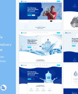 Acuasafe – Drinking Water Delivery WordPress Theme