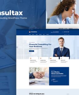 Consultax – Financial & Consulting WordPress Theme