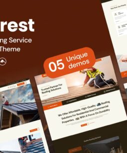 Crest – Roofing Services WordPress Theme