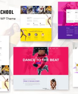 Dance Studio – Music, Art School WordPress Theme