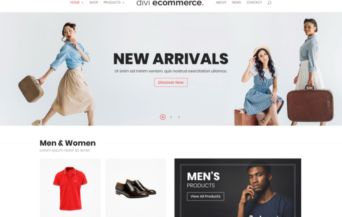 Divi Ecommerce
