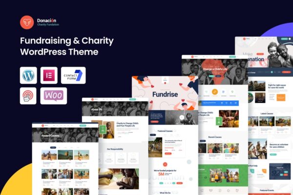 Donakion – Charity Foundation WordPress Theme