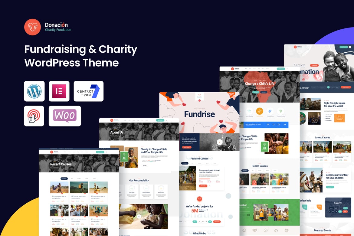 Donakion – Charity Foundation WordPress Theme
