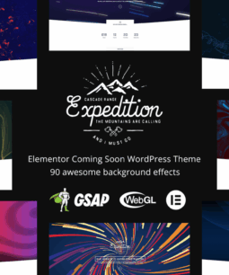 Expedition – Elementor Coming Soon WordPress Theme