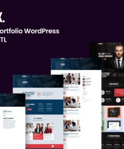 Microx – Personal Portfolio WordPress Theme + RTL