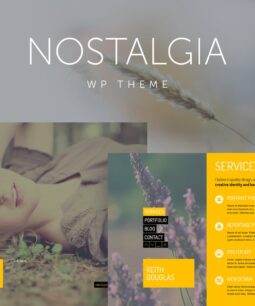 Nostalgia – Responsive Portfolio WordPress Theme