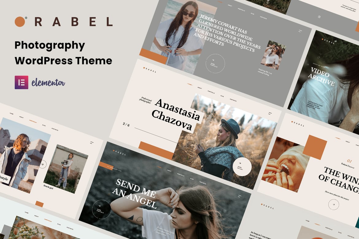Orabel – Photography Portfolio Elementor WordPress