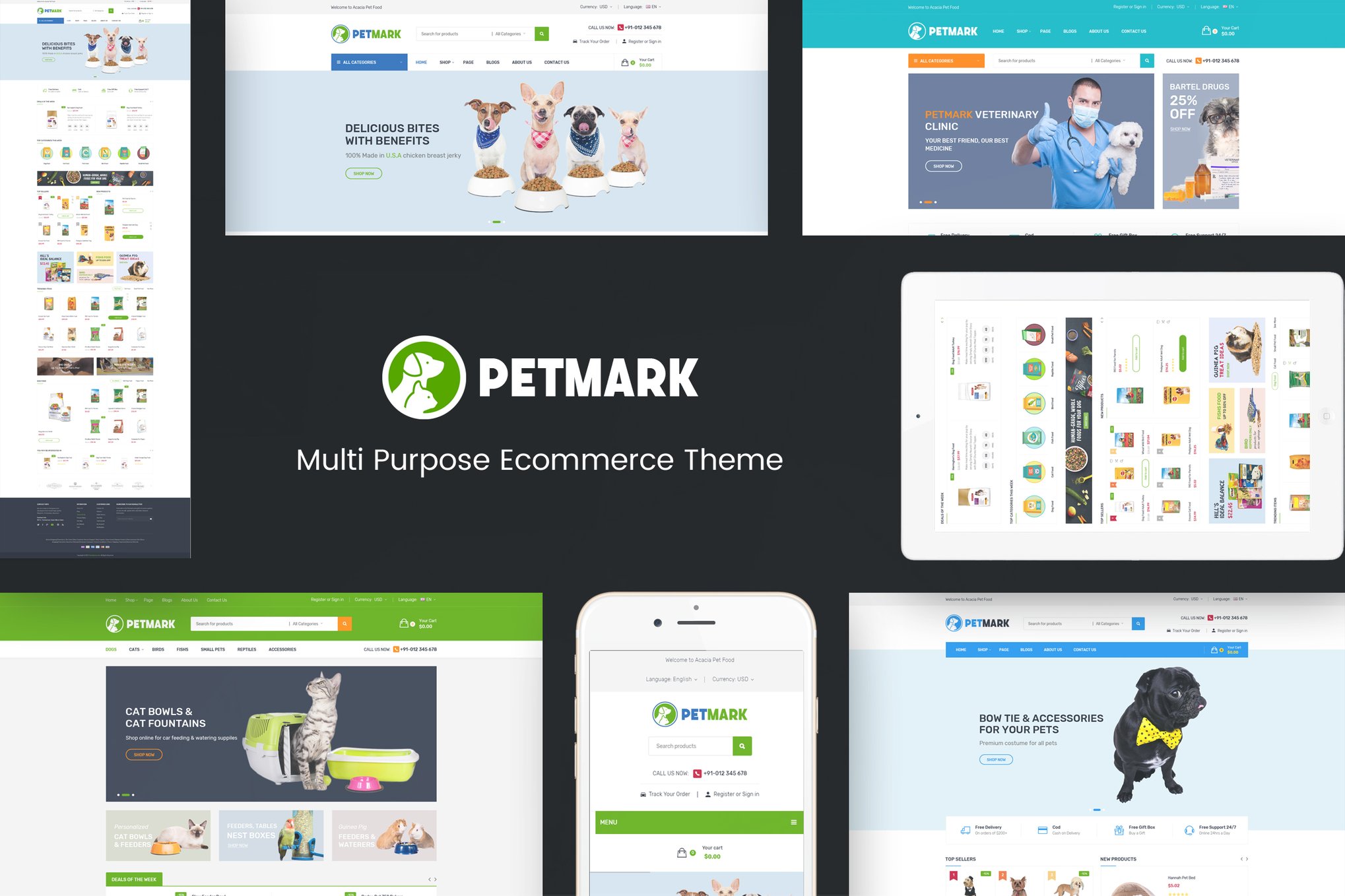 PetMark – Responsive WooCommerce WordPress Theme