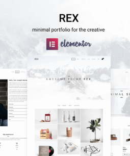 Rex – Minimal WordPress Portfolio Theme