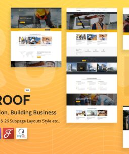 Roof – Construction, Building WordPress Theme