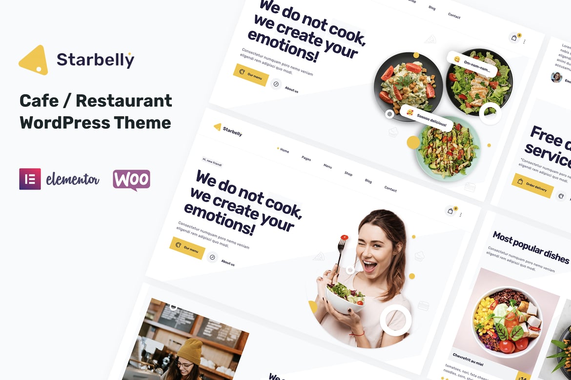 Starbelly – Restaurant Elementor WordPress Theme