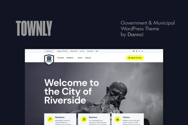 Townly – Government & Municipal WordPress Theme