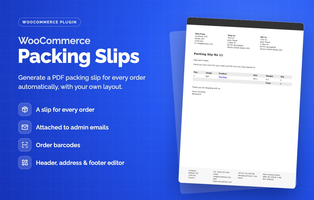 Thems Plugin WooCommerce Packing Slips 1.2.16 » PillBanana.com » Plugins y Themes ...